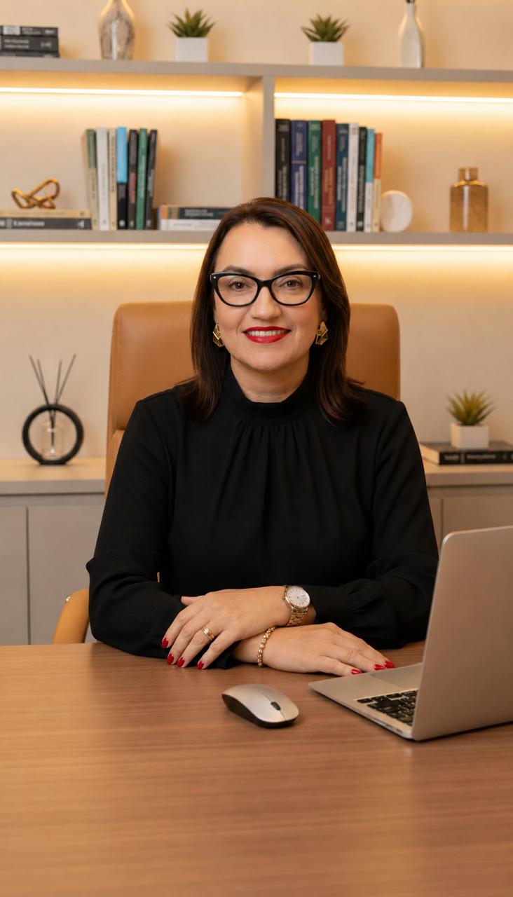 Dra. Nilma Seabra, ginecologista e obstetra em Belém-PA, no consultório